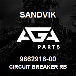 9662916-00 Sandvik CIRCUIT BREAKER RB | AGA Parts