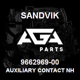 9662969-00 Sandvik AUXILIARY CONTACT NHI-E-11-PKZ0 | AGA Parts