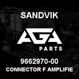 9662970-00 Sandvik CONNECTOR F AMPLIFIER TYPE MDV 317 | AGA Parts