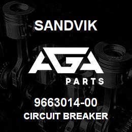9663014-00 Sandvik CIRCUIT BREAKER | AGA Parts