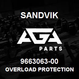 9663063-00 Sandvik OVERLOAD PROTECTION NTG 255, 115 V. | AGA Parts