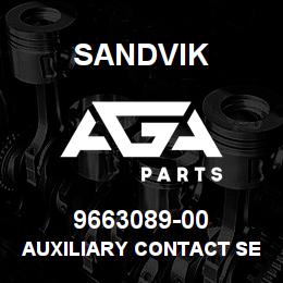 9663089-00 Sandvik AUXILIARY CONTACT SEE TECHNICAL TEXT | AGA Parts