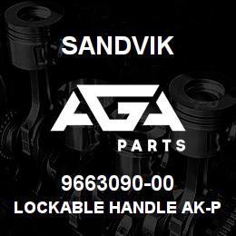 9663090-00 Sandvik LOCKABLE HANDLE AK-PKZ0 | AGA Parts