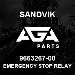 9663267-00 Sandvik EMERGENCY STOP RELAY | AGA Parts