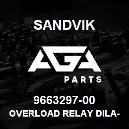 9663297-00 Sandvik OVERLOAD RELAY DILA-XHIC22 | AGA Parts