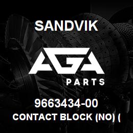 9663434-00 Sandvik CONTACT BLOCK (NO) (SEE TECHN.TEXTRB | AGA Parts