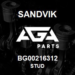 BG00216312 Sandvik STUD | AGA Parts