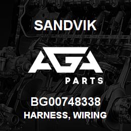 BG00748338 Sandvik HARNESS, WIRING | AGA Parts