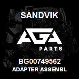 BG00749562 Sandvik ADAPTER ASSEMBL | AGA Parts