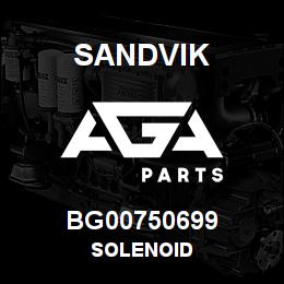 BG00750699 Sandvik SOLENOID | AGA Parts
