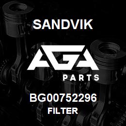 BG00752296 Sandvik FILTER | AGA Parts