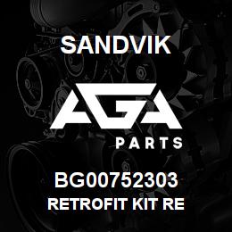 BG00752303 Sandvik RETROFIT KIT RE | AGA Parts