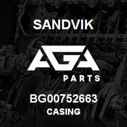 BG00752663 Sandvik CASING | AGA Parts