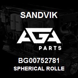 BG00752781 Sandvik SPHERICAL ROLLE | AGA Parts