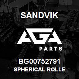 BG00752791 Sandvik SPHERICAL ROLLE | AGA Parts