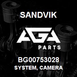 BG00753028 Sandvik SYSTEM, CAMERA | AGA Parts