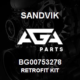 BG00753278 Sandvik RETROFIT KIT | AGA Parts