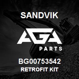 BG00753542 Sandvik RETROFIT KIT | AGA Parts