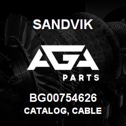 BG00754626 Sandvik CATALOG, CABLE | AGA Parts
