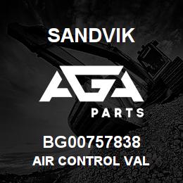 BG00757838 Sandvik AIR CONTROL VAL | AGA Parts