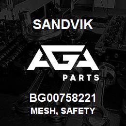 BG00758221 Sandvik MESH, SAFETY | AGA Parts