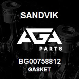 BG00758812 Sandvik GASKET | AGA Parts