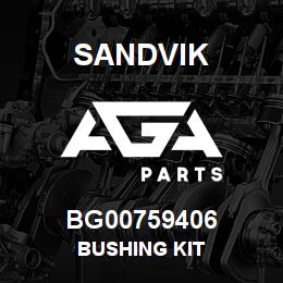 BG00759406 Sandvik BUSHING KIT | AGA Parts