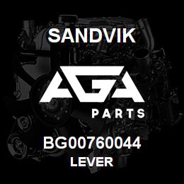 BG00760044 Sandvik LEVER | AGA Parts