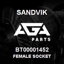BT00001452 Sandvik FEMALE SOCKET | AGA Parts