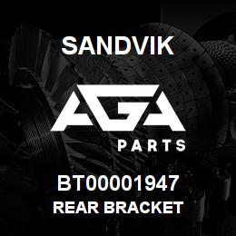 BT00001947 Sandvik REAR BRACKET | AGA Parts