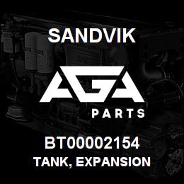 BT00002154 Sandvik TANK, EXPANSION | AGA Parts
