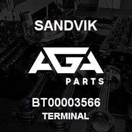 BT00003566 Sandvik TERMINAL | AGA Parts