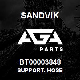 BT00003848 Sandvik SUPPORT, HOSE | AGA Parts