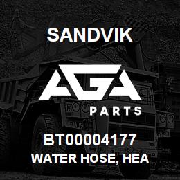 BT00004177 Sandvik WATER HOSE, HEA | AGA Parts