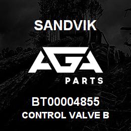 BT00004855 Sandvik CONTROL VALVE B | AGA Parts