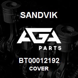 BT00012192 Sandvik COVER | AGA Parts
