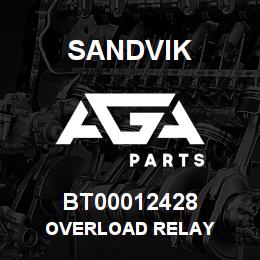 BT00012428 Sandvik OVERLOAD RELAY | AGA Parts