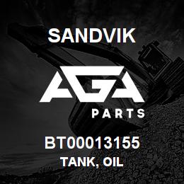 BT00013155 Sandvik TANK, OIL | AGA Parts