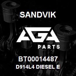 BT00014487 Sandvik D914L4 DIESEL E | AGA Parts