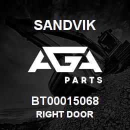 BT00015068 Sandvik RIGHT DOOR | AGA Parts