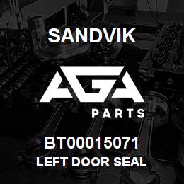BT00015071 Sandvik LEFT DOOR SEAL | AGA Parts