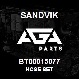 BT00015077 Sandvik HOSE SET | AGA Parts