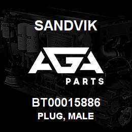 BT00015886 Sandvik PLUG, MALE | AGA Parts