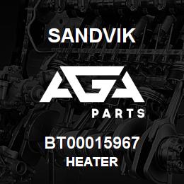 BT00015967 Sandvik HEATER | AGA Parts