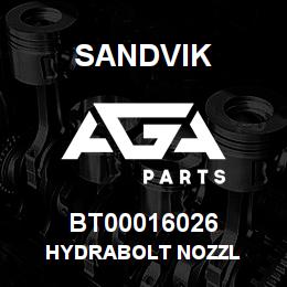 BT00016026 Sandvik HYDRABOLT NOZZL | AGA Parts