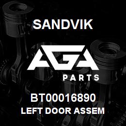 BT00016890 Sandvik LEFT DOOR ASSEM | AGA Parts