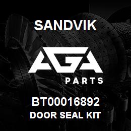 BT00016892 Sandvik DOOR SEAL KIT | AGA Parts