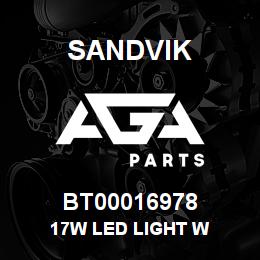 BT00016978 Sandvik 17W LED LIGHT W | AGA Parts