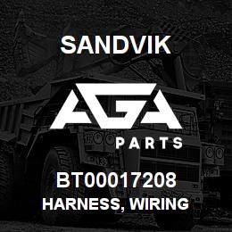 BT00017208 Sandvik HARNESS, WIRING | AGA Parts