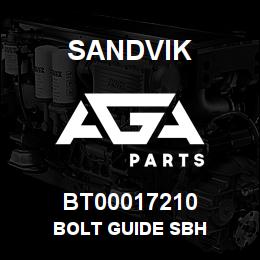 BT00017210 Sandvik BOLT GUIDE SBH | AGA Parts